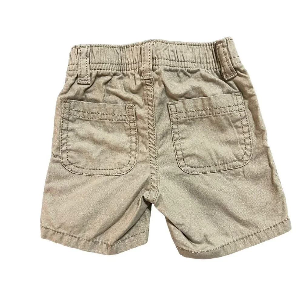 Old Navy 3-6m Tan Khaki Drawstring Shorts